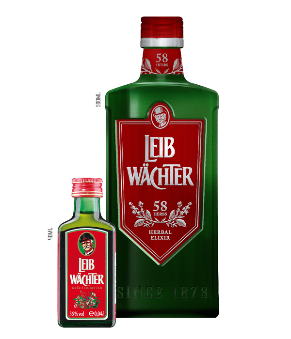 Leibwächter Familie - Leibwächter 500ml Flasche und 40ml Flasche