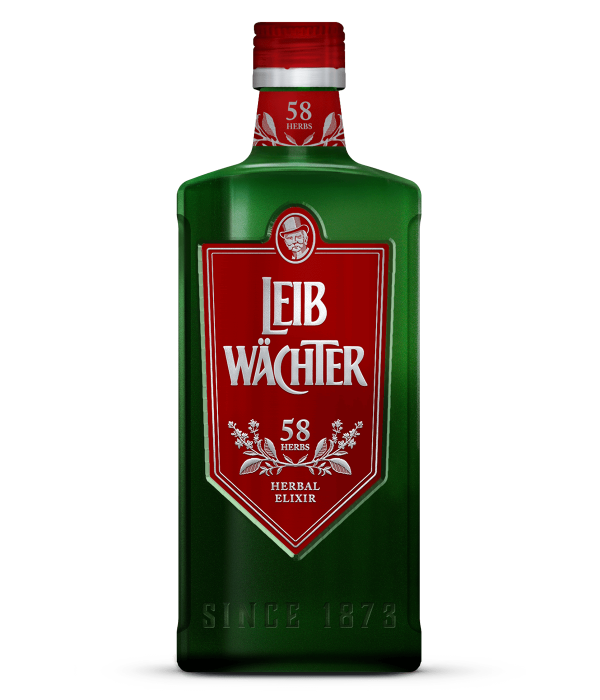 Leibwächter Kräuter Elixier mit 58 Kräutern - 500ml Flasche.