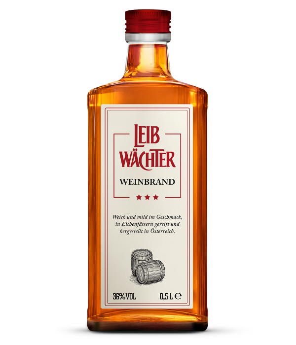 Leibwächter Weinbrand Flasche